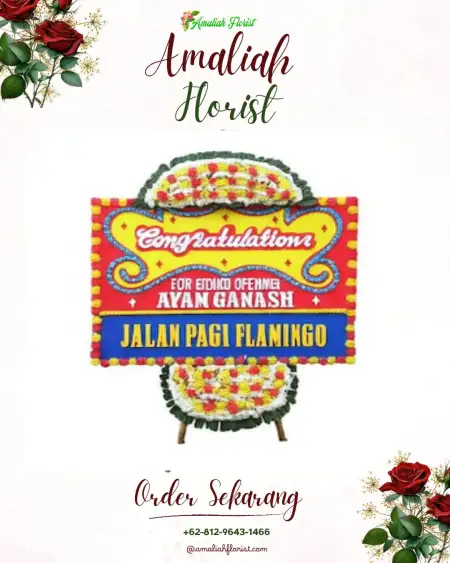 Sewa Papan Bunga Bengkol